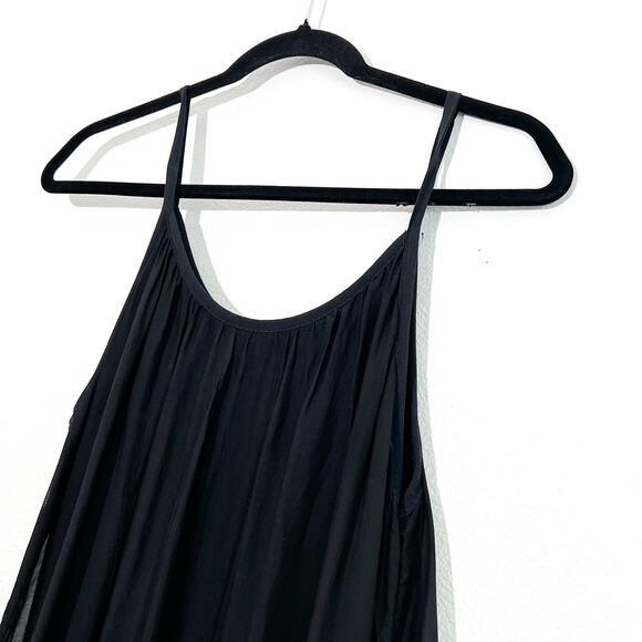 Bella Umbra Tiered Maxi Dress Womens M Silk Flowy Boho Going Out Casual Party - Picture 3 of 7